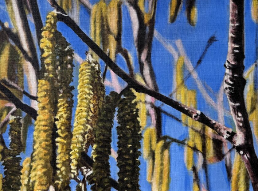 30x40 cm, Öl auf Malplatte, Mai 2025