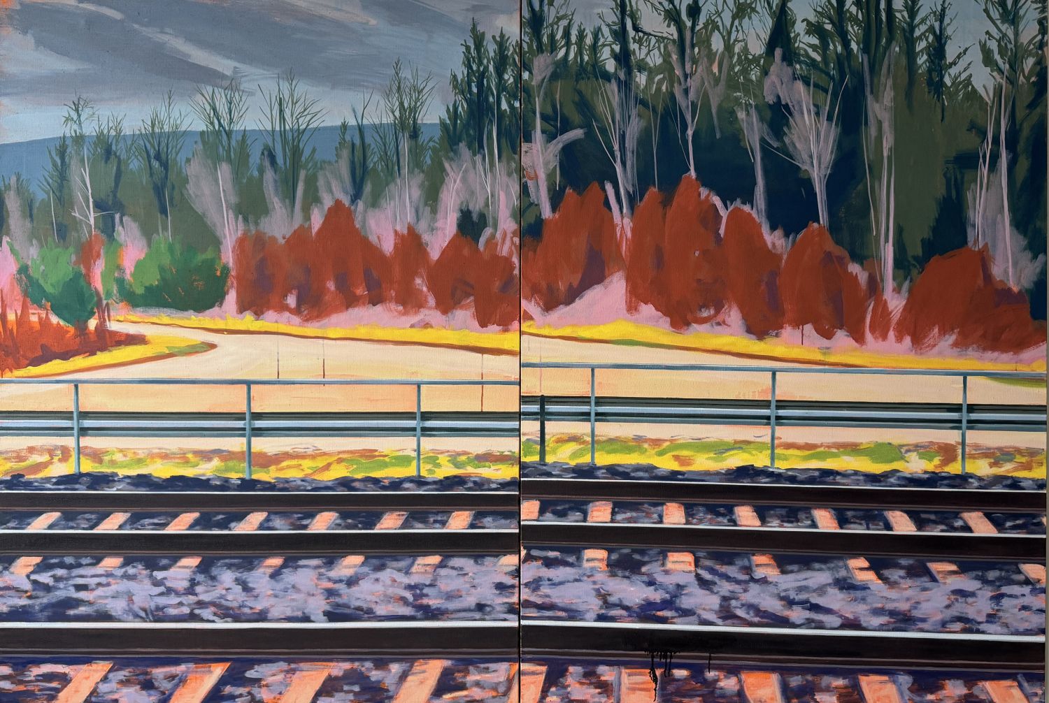 150x220 cm, Acryl und Öl auf Leinwand, November 2024