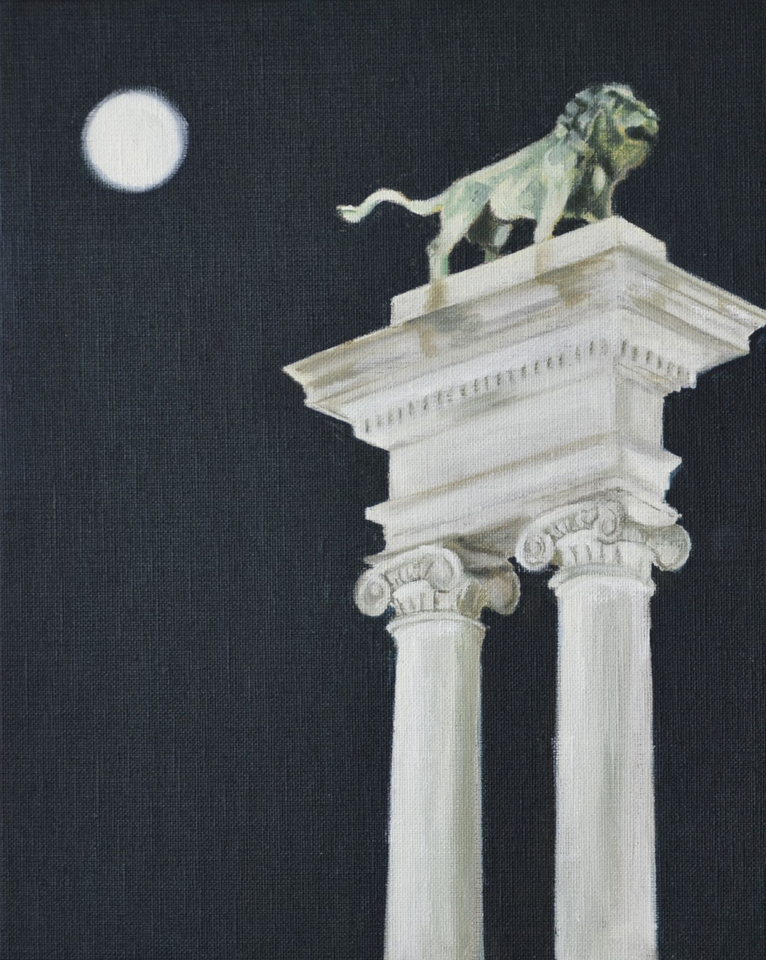 30x24 cm, Öl auf Malplatte, November 2019