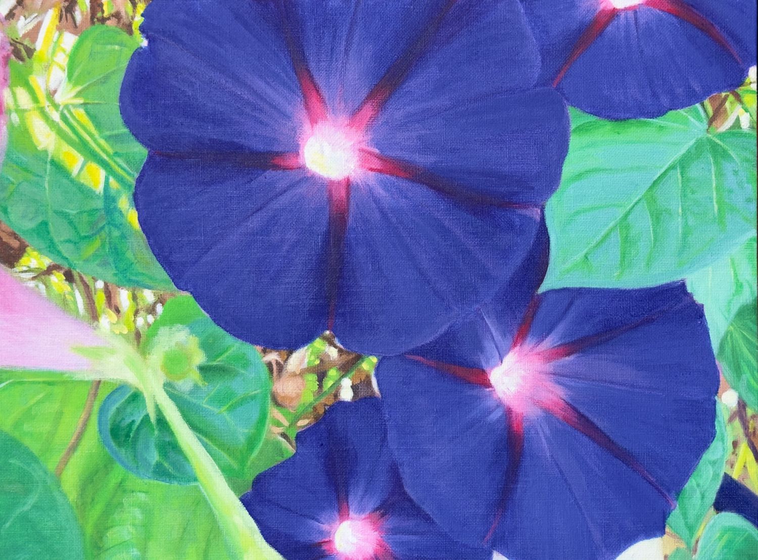 30x40 cm, Öl auf Malplatte, Dezember 2023