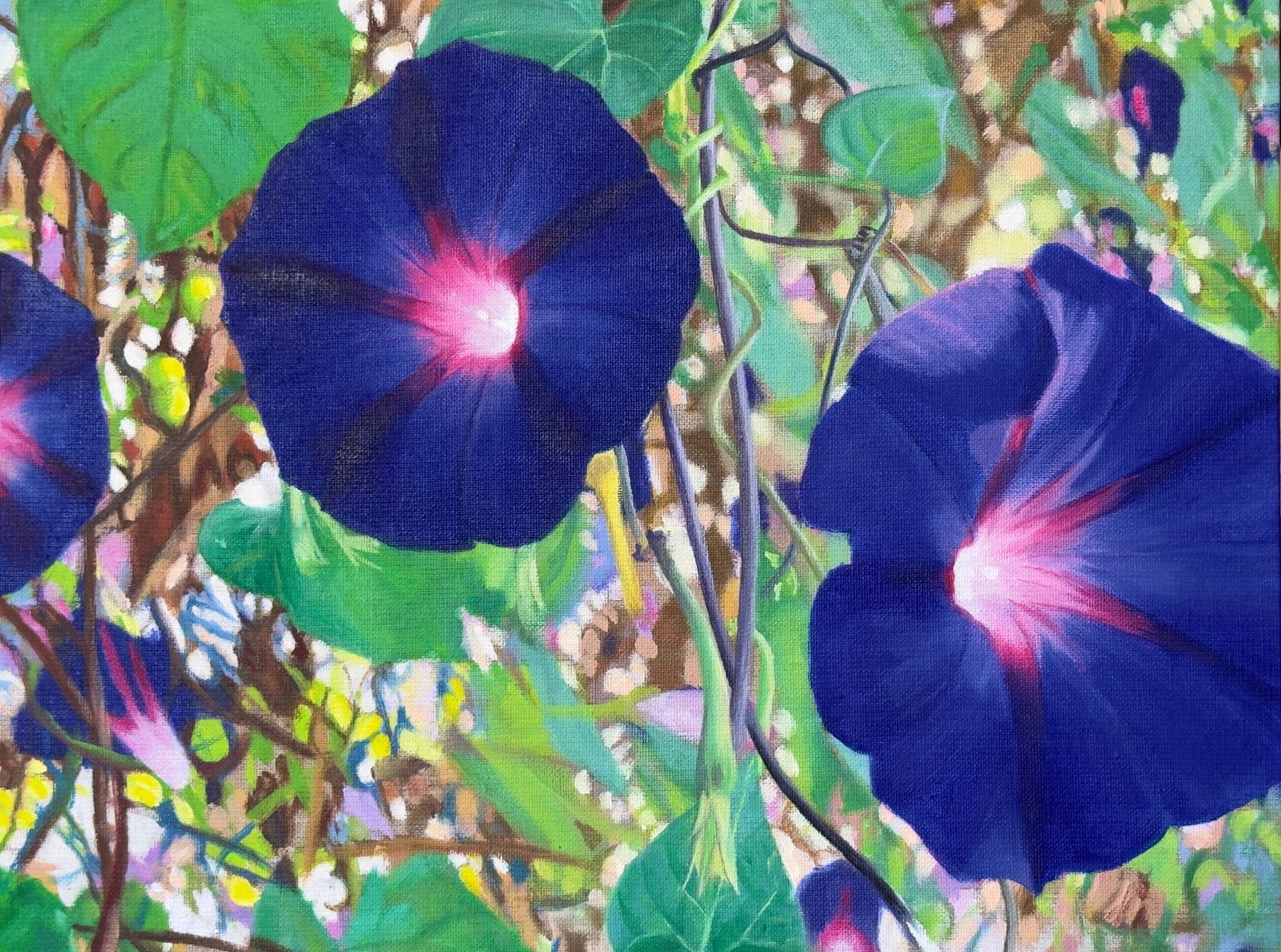 30x40 cm, Öl auf Malplatte, Dezember 2023