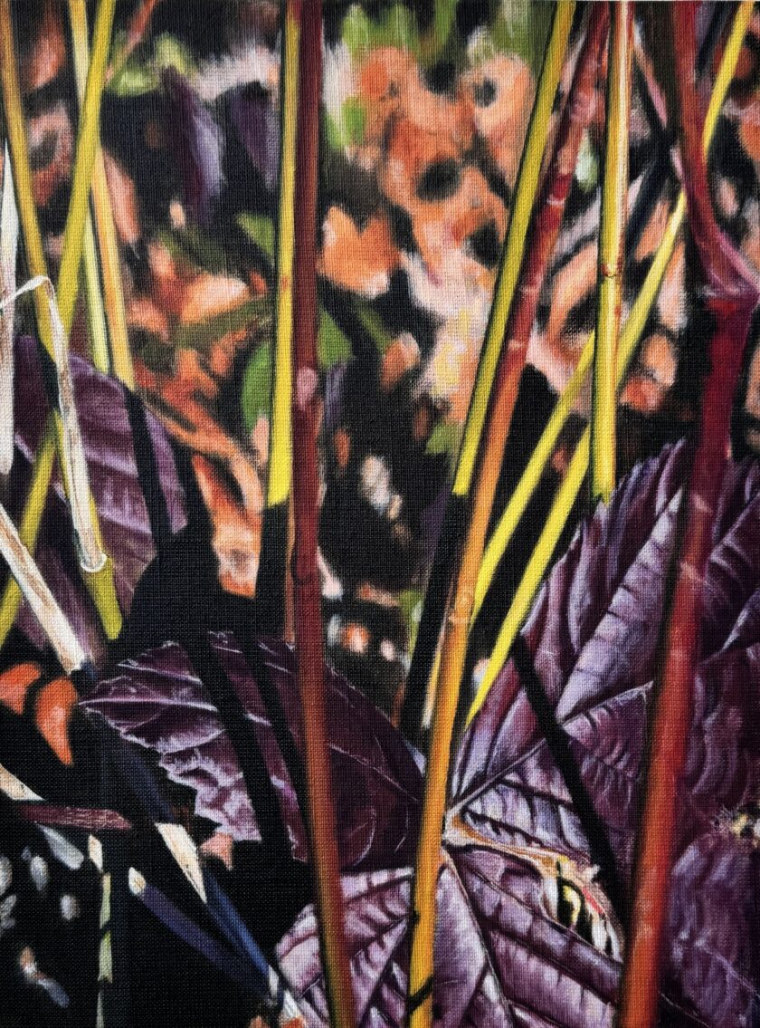 40x30 cm, Öl auf Malplatte, März 2025