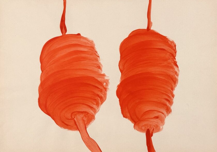 21x29.7 cm, Acryl und Tusche auf Papier, Oktober 1995