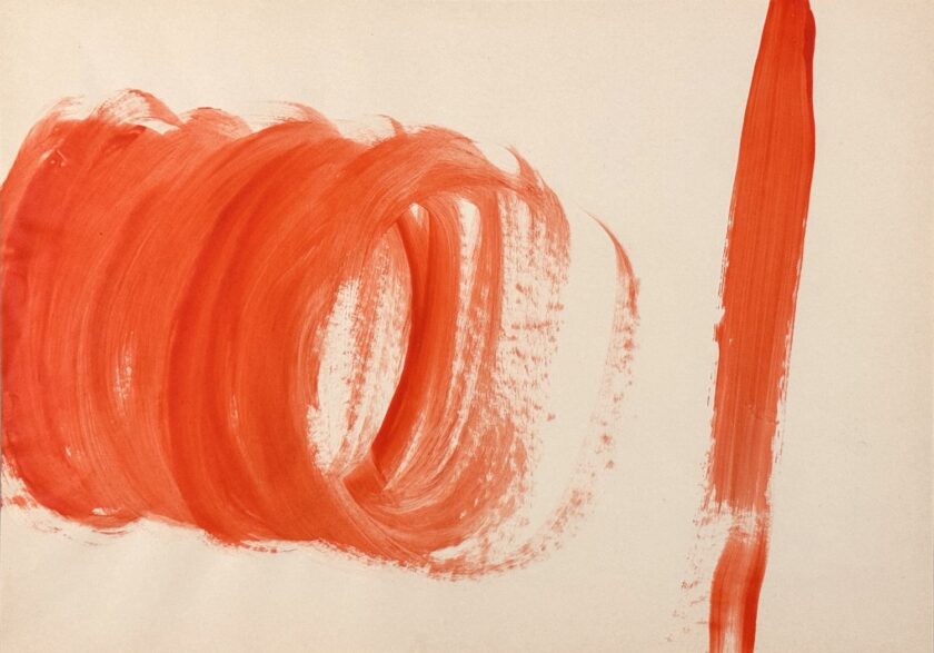 21x29.7 cm, Acryl und Tusche auf Papier, Oktober 1995