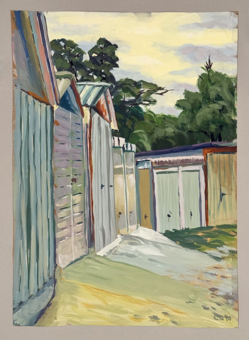 58x42 cm, Gouache auf Papier, 1990