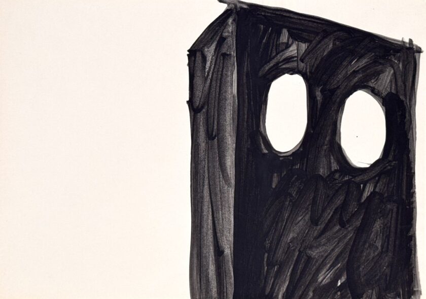 21x29.7 cm, Acryl auf Papier, Februar 1995