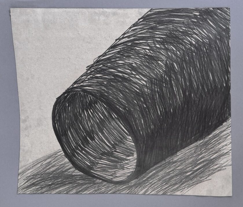 61x70 cm, Grafit auf Halbkarton, November 1995