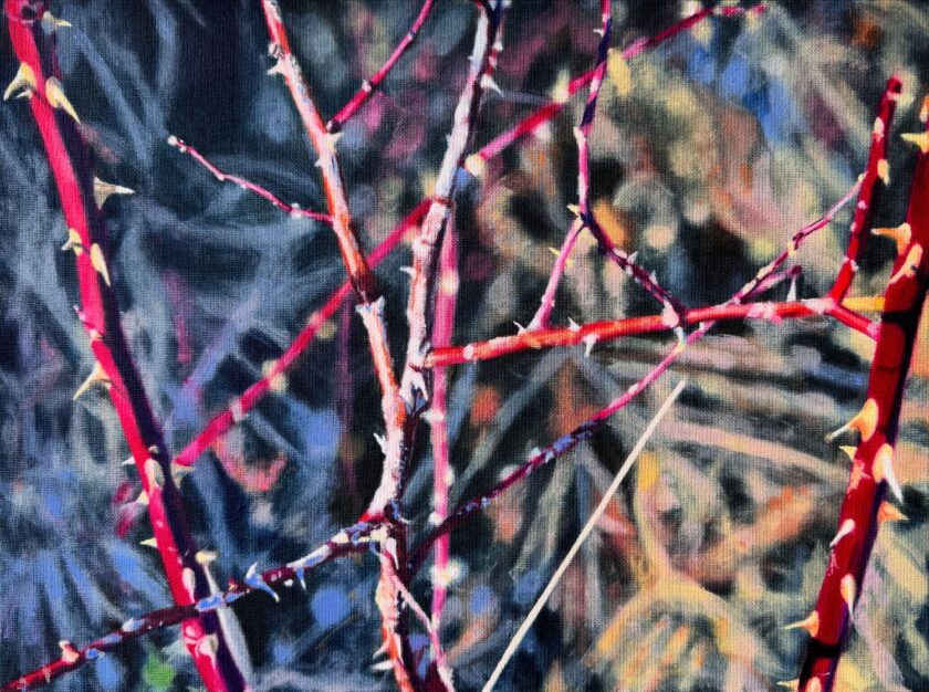 30x40 cm, Öl auf Malplatte, Mai 2025