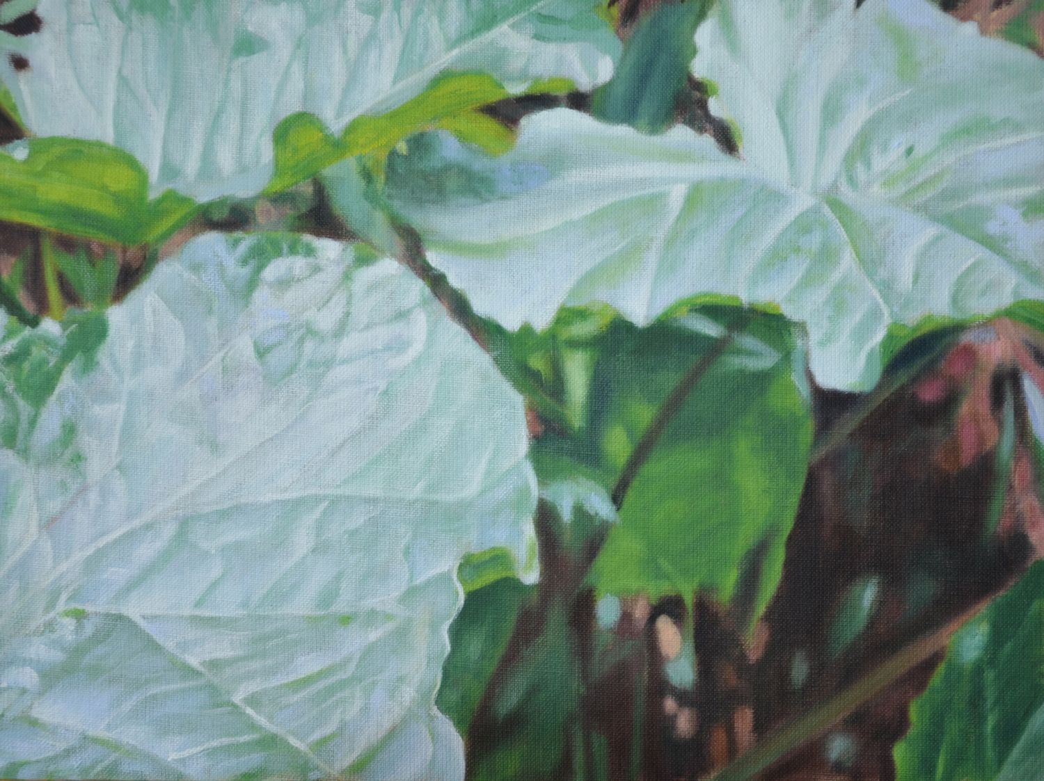 30x40 cm, Öl auf Malplatte, August 2022