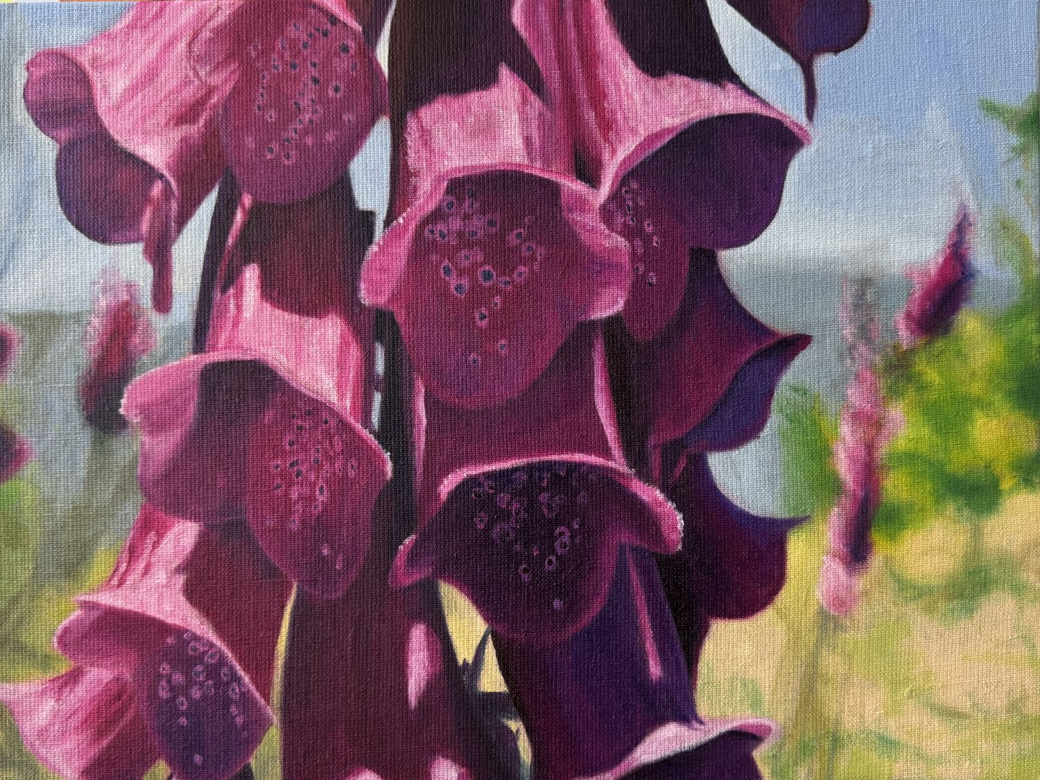 30x40 cm, Öl auf Malplatte, September 2024